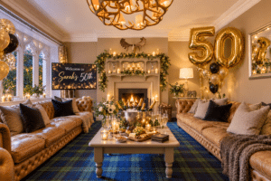 50th birthday part at a big house in the Lakes
